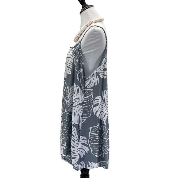 Kau wela Summer Mini Romper Beach Boho Romper Gypsy Overall Wide Leg Monstera - Picture 16 of 16